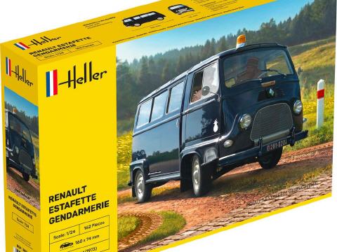 Heller Renault Estafette Gendarmerie 1/24e
