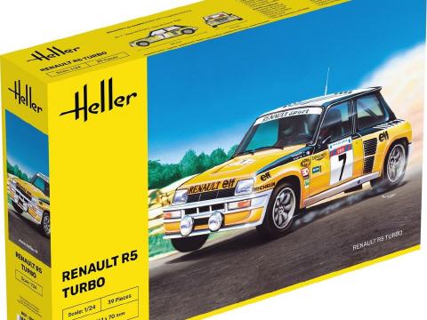 Heller Renault 5 Turbo 1/24e