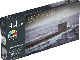 Heller Sous Marin Le Redoutable Starter kit 1/400e