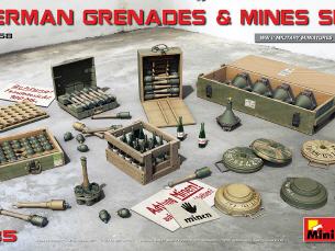 Miniart set de grenades et mines Allemandes 1/35e