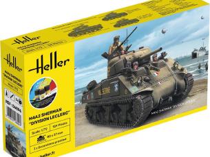 Heller Char Sherman M4A2 Leclerc SK 1/72e