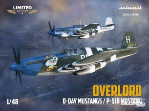 Eduard P-51B  Mustang Overlord D-Day combo 1/48e