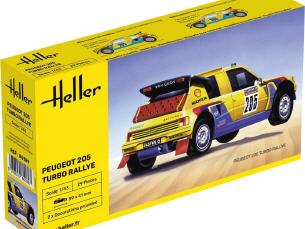 Heller Peugeot 205 Turbo Rally 1/43e