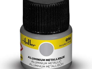 Peinture Acrylique Heller 056 Aluminium métal 12ml